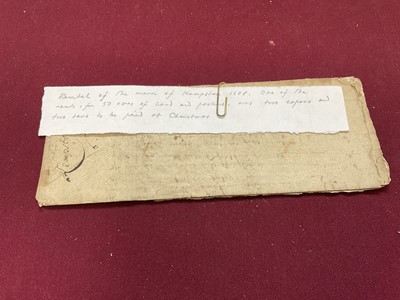 Lot 803 - Of Norfolk and Sir Edward Coke (1552-1634) interest: Large archive of indentures on vellum and paper