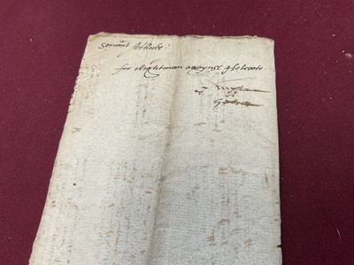 Lot 803 - Of Norfolk and Sir Edward Coke (1552-1634) interest: Large archive of indentures on vellum and paper