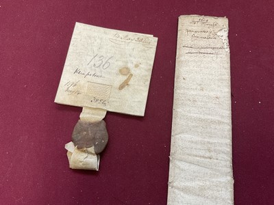 Lot 803 - Of Norfolk and Sir Edward Coke (1552-1634) interest: Large archive of indentures on vellum and paper