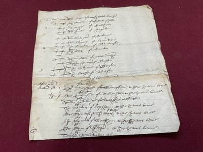 Lot 803 - Of Norfolk and Sir Edward Coke (1552-1634) interest: Large archive of indentures on vellum and paper