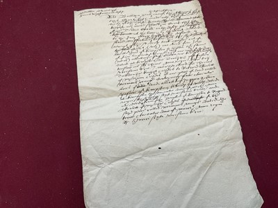 Lot 803 - Of Norfolk and Sir Edward Coke (1552-1634) interest: Large archive of indentures on vellum and paper