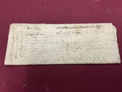 Lot 803 - Of Norfolk and Sir Edward Coke (1552-1634) interest: Large archive of indentures on vellum and paper