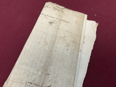 Lot 803 - Of Norfolk and Sir Edward Coke (1552-1634) interest: Large archive of indentures on vellum and paper