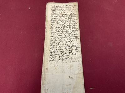 Lot 803 - Of Norfolk and Sir Edward Coke (1552-1634) interest: Large archive of indentures on vellum and paper