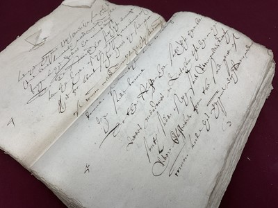 Lot 803 - Of Norfolk and Sir Edward Coke (1552-1634) interest: Large archive of indentures on vellum and paper