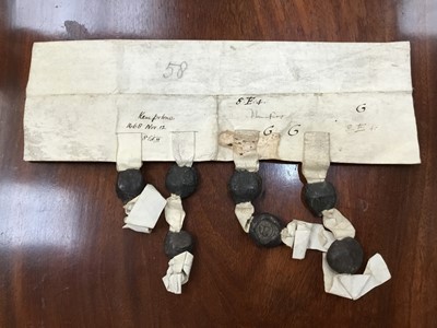 Lot 806 - Of Norfolk interest: Good collection of early indentures on vellum and paper