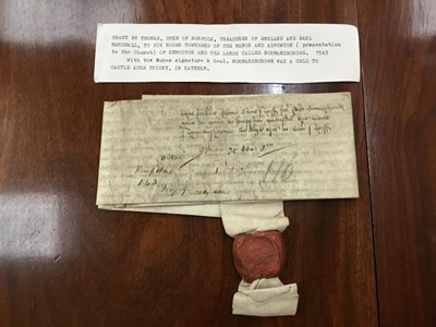 Lot 806 - Of Norfolk interest: Good collection of early indentures on vellum and paper