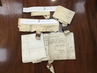 Lot 806 - Of Norfolk interest: Good collection of early indentures on vellum and paper