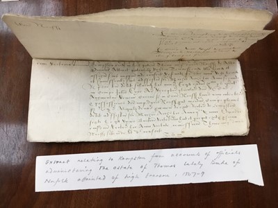 Lot 806 - Of Norfolk interest: Good collection of early indentures on vellum and paper