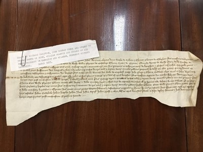 Lot 806 - Of Norfolk interest: Good collection of early indentures on vellum and paper