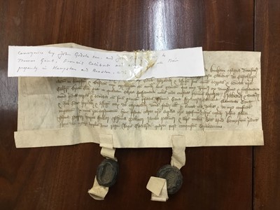 Lot 806 - Of Norfolk interest: Good collection of early indentures on vellum and paper