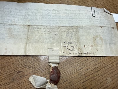 Lot 806 - Of Norfolk interest: Good collection of early indentures on vellum and paper