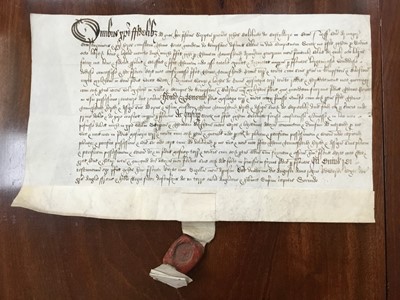 Lot 806 - Of Norfolk interest: Good collection of early indentures on vellum and paper