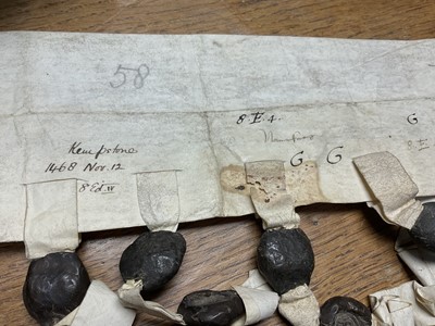 Lot 806 - Of Norfolk interest: Good collection of early indentures on vellum and paper