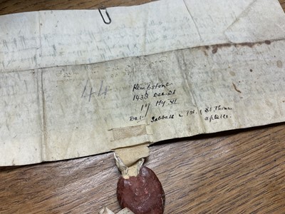 Lot 806 - Of Norfolk interest: Good collection of early indentures on vellum and paper