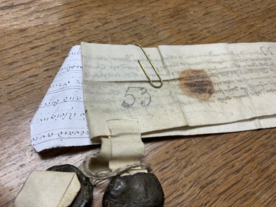 Lot 806 - Of Norfolk interest: Good collection of early indentures on vellum and paper