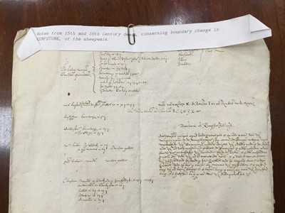 Lot 806 - Of Norfolk interest: Good collection of early indentures on vellum and paper