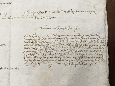 Lot 806 - Of Norfolk interest: Good collection of early indentures on vellum and paper