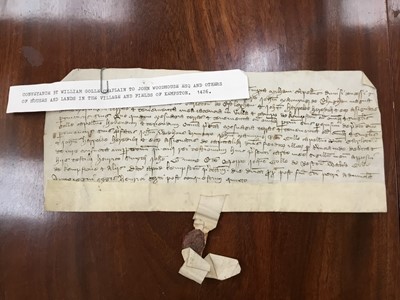 Lot 806 - Of Norfolk interest: Good collection of early indentures on vellum and paper