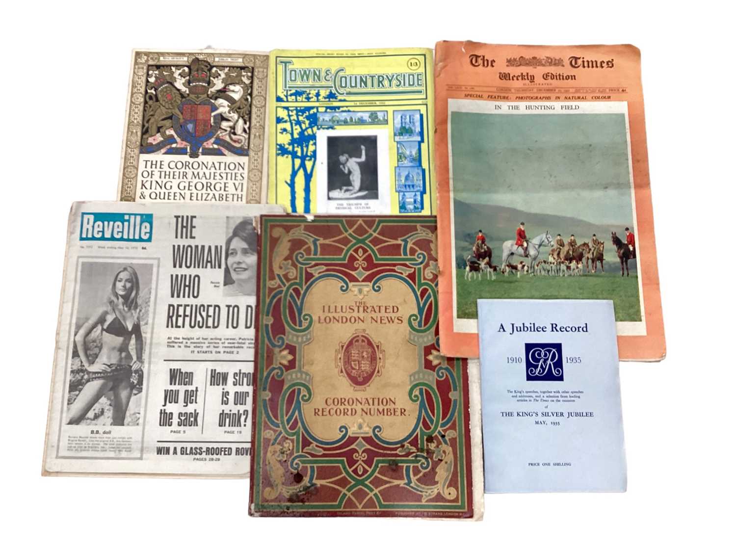 Lot 1470 - Illustrated London News Coronation KGV, Hobbies Weekly, Weekly Illustrated, Oicture Post, Reveille and other magazines.