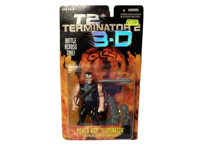 Lot 28 - Kenner (c1997) T2 Terminator 2 3D (Battle Across Time) 5 1/2" action figures including John Connor No.27173, Exploding T-1000 No.27174, Techno-Punch Terminator No.27175, Power Arm Terminator No.271...