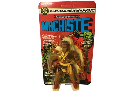 Lot 25 - Remco DC Comics (c1982) The lost World of the Warlord 5 1/2" action figures including Mikola, Arak, Demos & Machiste, all on unpunched card with bubblepack No.260 (4)