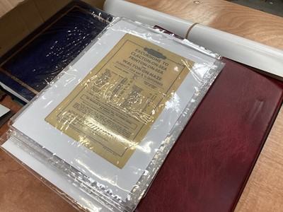 Lot 1488 - Box of postcards in albums, Clacton Butlins, railway handbills and ephemera