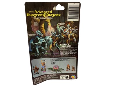 Lot 22 - LJN (c1983) Advanced Dungeons & Dragons Evil Collectibles 2" action figures including Zarak, Skylla, Kelek & Warduke, plus Good Collectibles Elkhorn & Ringlerun, all on card with bubblepack (6)