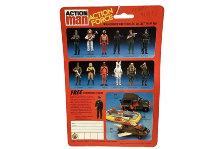 Lot 1 - Palitoy Action Man Action Force Series 1 British Marine (Painted Beret Badge Version), on card with blister pack (1)