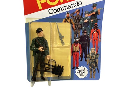 Lot 6 - Palitoy Action Man Action Force Series 1 Commando, on card with blister pack (1)