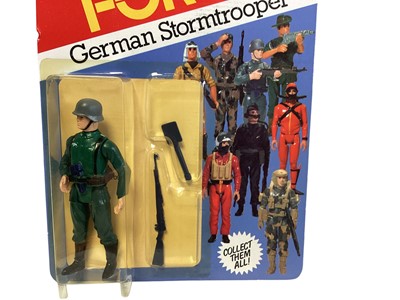 Lot 7 - Palitoy Action Man Action Force Series 1 German Stormtrooper, on card with blister pack (1)