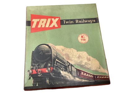 Lot 1934 - Trix Railway TTR, E. R. Passenger F24 set boxed, plus two Hornby Dublo coaches also boxed.