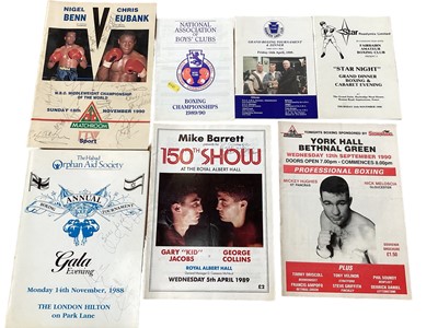 Lot 374 - Group of boxing memorabilia, including many autographs