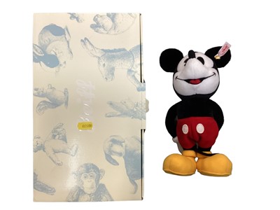 Lot 1938 - Steiff Disney Mickey Mouse no. 354939 and Minnie Mouse no. 354946, both boxed