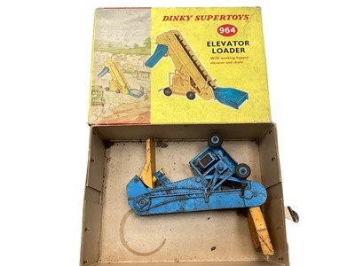 Lot 1947 - Diecast Dinky Super Toy Elevator Loader 964 boxed and a selection in unboxed Dinky, Corgi and Matchbox models.