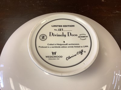 Lot 1211 - Wedgwood Clarice Cliff limited edition comport - Divinely Deco, 28cm diameter