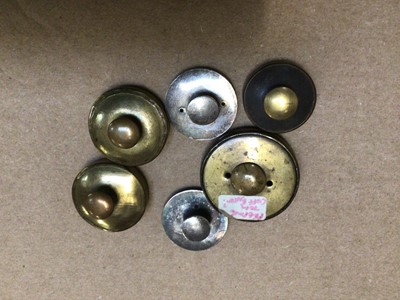 Lot 2108 - Victorian cuffs buttons including an unusual pair female amd male dancers