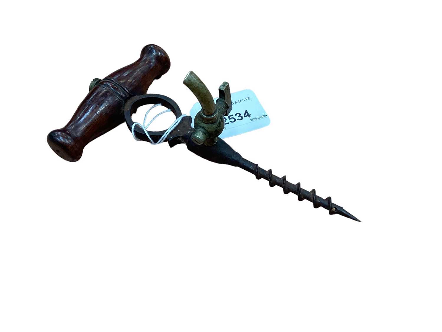 Lot 2534 - Unusual combination corkscrew and champagne tap