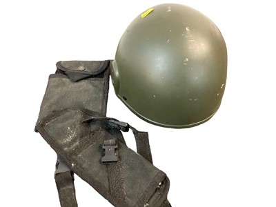 Lot 885 - NATO helmet and a bulletproof vest / flack jacket (2).