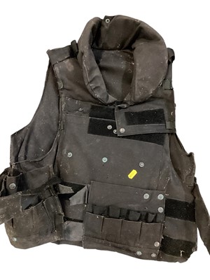 Lot 885 - NATO helmet and a bulletproof vest / flack jacket (2).