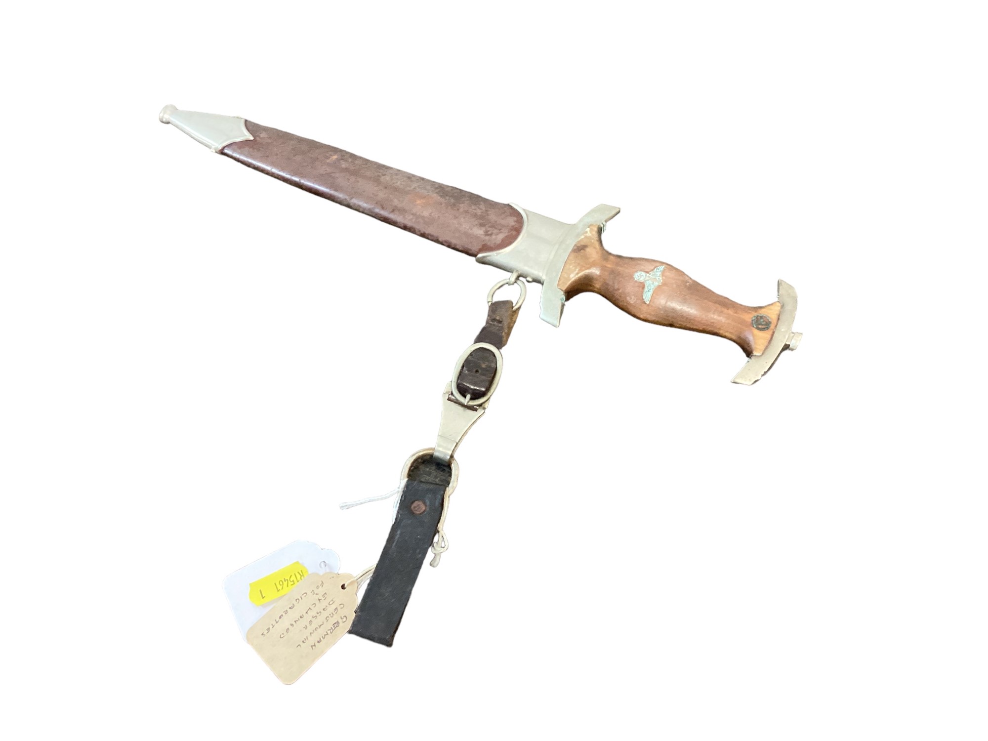 Lot 931 - Nazi SA man's dagger with etched blade by