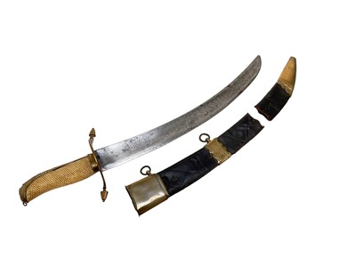 Lot 910 - Georgian British Naval  midshipman's dirk.