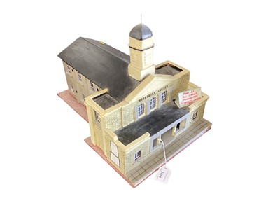 Lot 2494 - Local interest: a hand-made model of Mistley Methodist Church, the base 46cm x 30cm