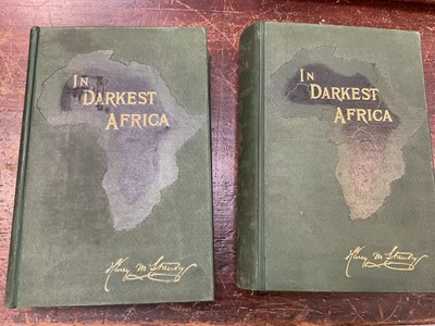 Lot 1721 - Henry Morton Stanley - Through the Dark Continent,  London, Newnes, 1899, 2 volumes, others