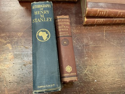 Lot 1721 - Henry Morton Stanley - Through the Dark Continent,  London, Newnes, 1899, 2 volumes, others