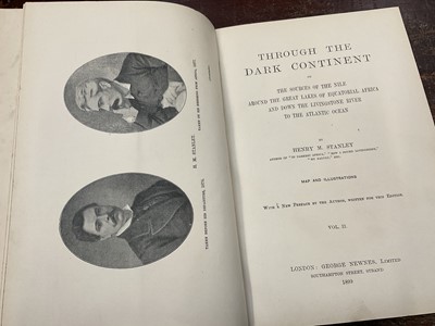Lot 1721 - Henry Morton Stanley - Through the Dark Continent,  London, Newnes, 1899, 2 volumes, others