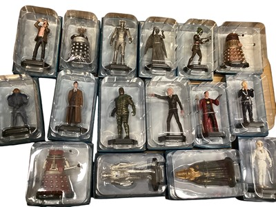 Lot 1975 - BBC Dr Who Collectible Figures No.s 1-50, boxed