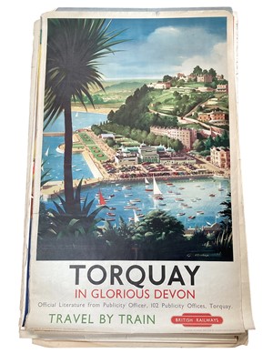 Lot 2522 - Original British Railways poster for Torquay, printed by Astral Arts Group, 101cm x 63cm