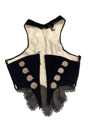 Lot 2141 - Ladies bodice, Swiss, circa 1900