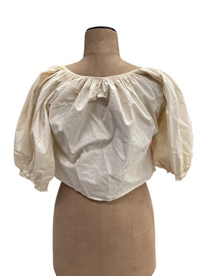 Lot 2141 - Ladies bodice, Swiss, circa 1900